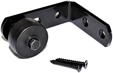Stay Roller - Barn Door Bottom Floor Guide by ProLabel - Adjustable Powder Coated Wall Mount - Great for Sliding Doors - Home, Tools, Hardware