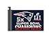 Fremont Die NFL New England Patriots Super Bowl 51 5X Champions Antenna Flag