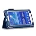 Galaxy Tab 3 Lite 7.0 / Galaxy Tab E Lite 7.0 Case - SHEROX Premium Folio Leather Case for Samsung Galaxy Tab 3 Lite 7.0 / Galaxy Tab E Lite 7.0 Inch Tablet, With Stylus Touch Pen (Dark Blue)