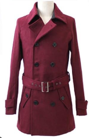 Amazon メンズ コート トレンチコート Beno ビーノ Pコート チェスター ジャケット ウール混 メルトン ブラック ブルー ワイン キャメル カジュアル 長袖 大きいサイズ ロングコート ロング アウター カジュアル ファッション マント 黒 茶 ベージュ 赤 青 16