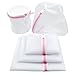 ZesGood Set of 5 Mesh Laundry Bags with Large/Medium/Small and 2 Bra Bags for Washer Machine & Dryer