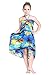 Girl Hawaiian Halter Dress in Blue Sunset