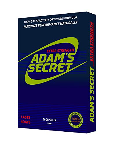 ADAMS SECRET 1500 100% Natural Pills for Men Boost Your Performance ...