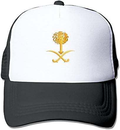 PJ090KA Custom Particular Unisex Coat Of Arms Of Saudi Arabia Fishing Caps Hat Black
