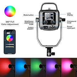 GVM PR150R 150W RGB Video Light Kit, 2700K~7500K