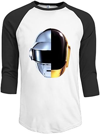 Men Rock Band Daft Punk Vintage 3/4 Sleeve Raglan Shirts