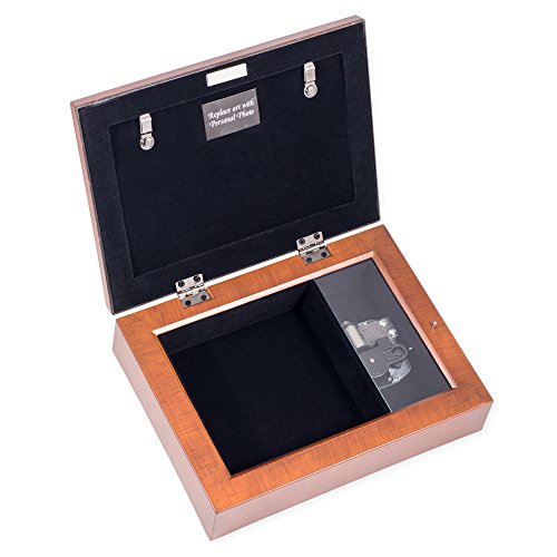 Granddaughter Woodgrain Rope Trim Music Box Plays You Are My Sunshine