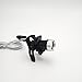 NSKI Head Lamp Plastic Clip for Bonicular Loupes Black