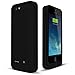 iPhone 5S/5/SE/5C Battery Case,[Apple MFi Certified] (Gen 2)2400mAh Rechargeable Extended Protective Battery Backup Case Original Lightning Charging Plug --Black
