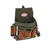 Bucket Boss Tool Pouch with FlapFit in Brown, 54140