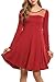 Meaneor Women's Sheer Mesh Swing Loose T-Shirt Tunic Dress