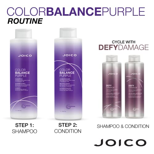 Joico Color Balance Purple Shampoo & Conditioner Set Eliminate Brassy