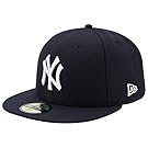 New Era Mens New York Yankees MLB Authentic Collection 59FIFTY Cap, Size 7 7/8