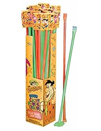 Pajitas en polvo para dulces de The Flintstones