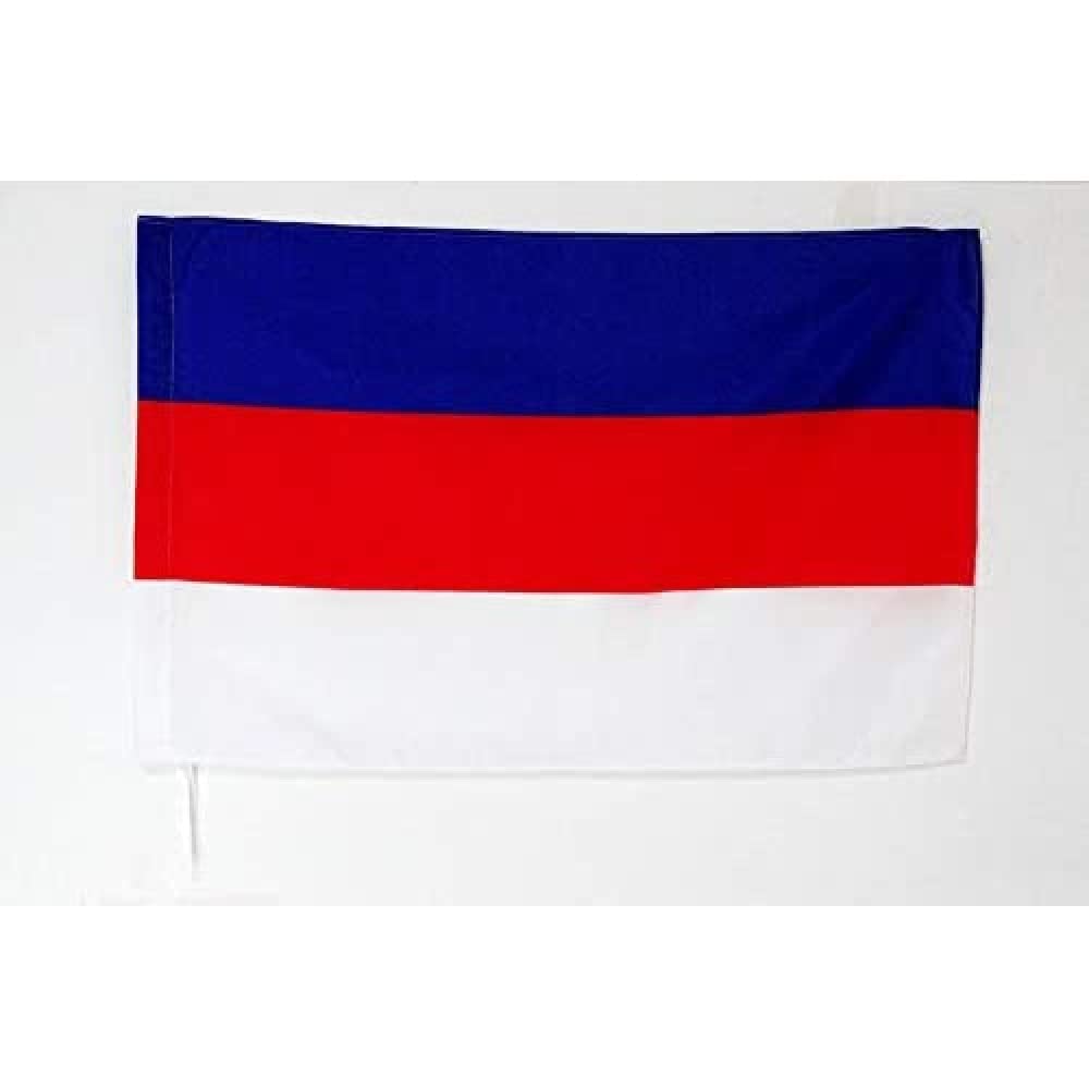 AZ FLAG - Sorbs of Lusatia Flag - 3x5 Ft - Sorbian Banner with Sleeve - 100% Polyester - Fade Resistant - Vivid Colors - 3' x 5' Feet - 150x90 Cm