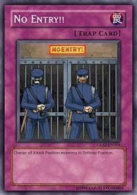 Yu-Gi-Oh! - No Entry! (GLAS-EN064) - Gladiators Assault - 1st Edition - Common