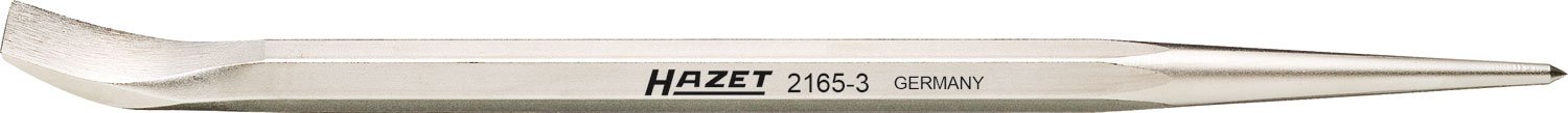 HAZET 2165-3 400 mm Pry Bar - Bright Nickel-Plated