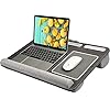 HUANUO-Laptop-Tray-for-Bed-with-Cushion-Built-in-Mouse-Pad-Wrist-Pad-for-Notebook-up-to-17-with-Tablet-Pen-Phone-Holder HUANUO Laptop Tray, Lap Desk for Laptop, Laptop Cushion, Laptop Stand for Bed, with Built in Mouse Pad & Wrist Pad for…
