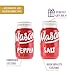 Mason Jar Red Salt and Pepper Shakers Set - Cute Salt and Pepper Shakers Set of 2 - Ceramic Salt & Pepper Shaker Sets for Cooking Table Seasonings - Rustic Salt Pepper Set for Kitchen Decor (3