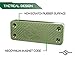 Military-Grade Gun Magnet 2-Pack | 40lbs Rated | HQ Rubber Coated Magnetic Gun Mount for Handgun, Shotgun, Pistol. Easy Conceal in Car, Truck, Vehicle, Desks, Safes, Walls. Non Scratch Surface.