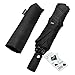 Umbrella, VATI Travel Umbrella Windproof with 210T Teflon Coating, Compact Folding Umbrellas with Ergonomic Handle, Auto Open/Close (Black)