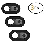MEEAJA Webcam Privacy Cover - Webcam Covers Compatible for iPhones, iPads, Laptops, MacBook, MacBook Pro, iPads and More, Protects Your Privacy Online, Ultra Slim and Logo-Less Design, 3 Pack
