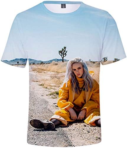 JOJOSTAY Women's Fashion Tee Billie Eilish T-Shirt Fans Support