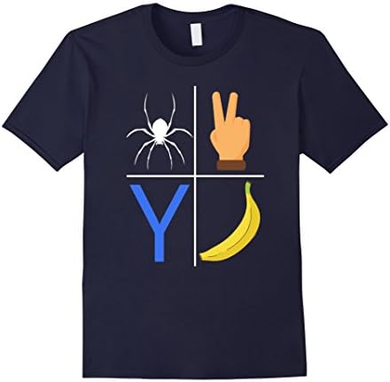 Men's Spider 2 y banana shirt - Great Spider 2 y banana shirt 2XL Navy