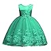 1-12 Years Girls Dress Sequin Lace Wedding Party Flower Dress