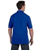 Hanes Men's ComfortSoft Piqu▒ Polo, Deep Royal, XL