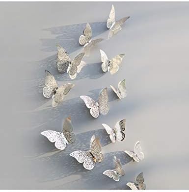 Ggxc 12 Piezas 3d Mariposa Decoracion De Pared Mariposas Lindas