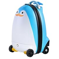 iCozy Kids Luggage Battery Powered RC Remote Control Suitcase - Penguin