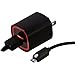 Rapid 2.1 Amp Home Travel Wall Charger Adapter 6 ft. Micro USB Cable with Touch activated LED light for Verizon Verizon Ellipsis 7, Virgin Mobile Blackberry Curve 8530, Virgin Mobile HTC Evo V 4G, Virgin Mobile HTC One V
