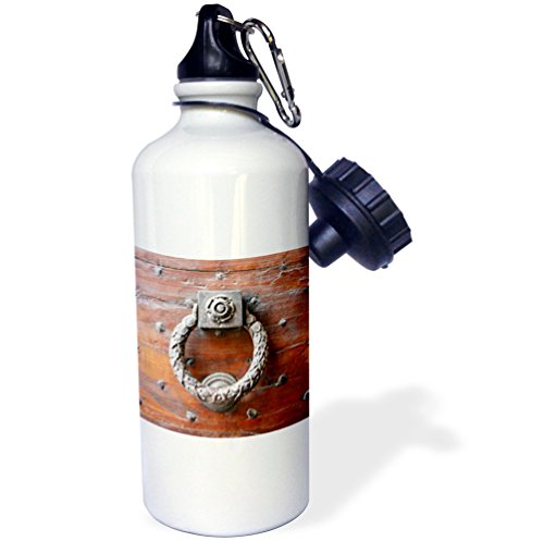 3dRoseDoor Handle, Italy-Eu16 Mme0149-Michele Molinari Sports Water Bottle, 21 oz, White
