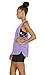 icyzone Workout Tank Tops for Women - Running Muscle Tank Sport Exercise Gym Yoga Tops Athletic Shirts(Pack of 3) (L, Black/Grey/Lavender)