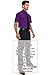 Men's Regular-Fit Solid Color Short Sleeve Dress Shirt, Purple Shirts (2XL)