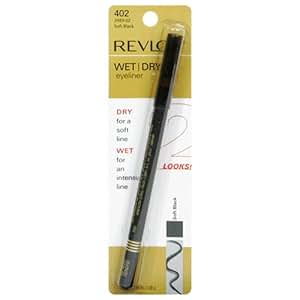Amazon.com : Revlon Wet/Dry Eyeliner, Soft Black 402, 0.49 Ounce (1.39 ...