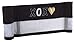 NoJo NoJo - XOXO -Secure-Me Crib Liner, Black, White, Gold