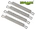 BBQMANN AF592(4-pack) Stainless Steel Crossover Tube for Gas Grill Models By Brinkmann, Charmglow(6 3/8