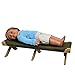 Adventure Camp Cot Fits 18 inch American Girl Dolls. Cot is Perfect for Creating a Camping Scene and Can be Used with our Tent. Designed For 18 Inch Doll Clothing and Accessories.