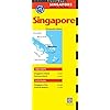 Singapore Travel Map: Singapore Island & City Map Landkaart – Gevouwen Kaart, 5 augustus 2014