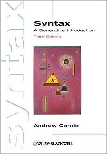 Syntax: A Generative Introduction, by Andrew Carnie