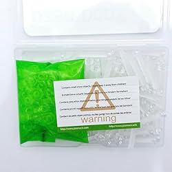 Pzsmocn 200 Pieces/100 Sets M4*20 mm PC Transparent