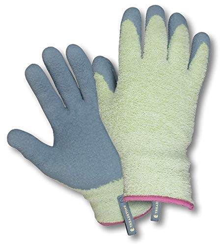 Clip Gloves Ladies Cosy Chenile So Comfortable Around The Garden Size: Medium