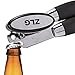 ZLG Stainless Steel Can Opener Manual , with Sharp Cutting Wheel, Smooth Edge,Easy Turn Design and Won't Touch Food,Black