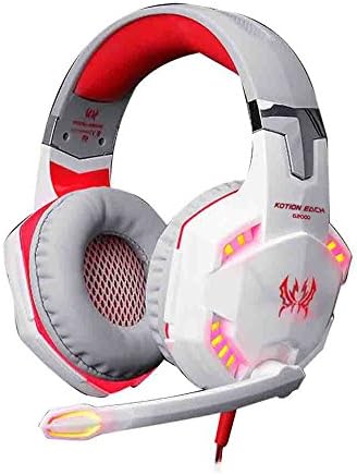 GROUPBUYLINK EACH G2000 Over-ear Game Gaming Headphone Headset Earphone Headband with Mic Stereo Bass LED Light for PC Game