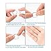 Keten Invisible Ring Size Adjuster for Loose Rings with Double-Sided Polishing Stick, 8 Pcs in 8 Sizes Insert Style Fit for Any 1-9MM Rings for Men Women Big Knuckles