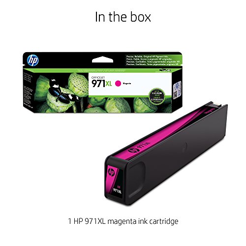 HP 971XL Magenta High Yield Original Ink Cartridge (CN627AM) for HP Officejet Pro X451 X476 X551 X576