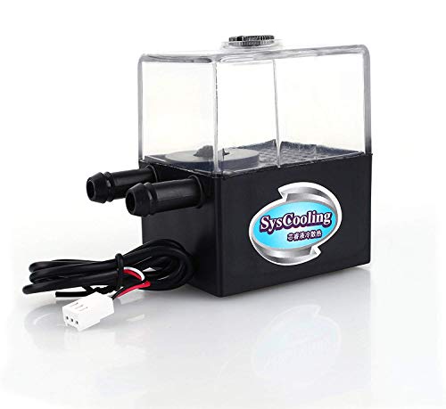 Yosoo SC-300T DC 12V Ultra-Quiet Water Cooling Pump Tank 4W Reservoir max.300L/h for PC CPU Liquid Cooling System