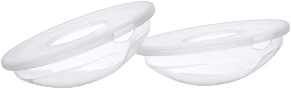 kakakooo Breast Milk Collector Silicone Nursing Cups Breast Milk Shells Milk Storage Bag for Breastfeeding BPA Free Milk Saver 2Pcs